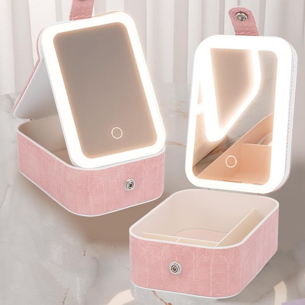 Lumi Box™ | Cosmetiquero Portátil LED para Maquillaje Perfecto
