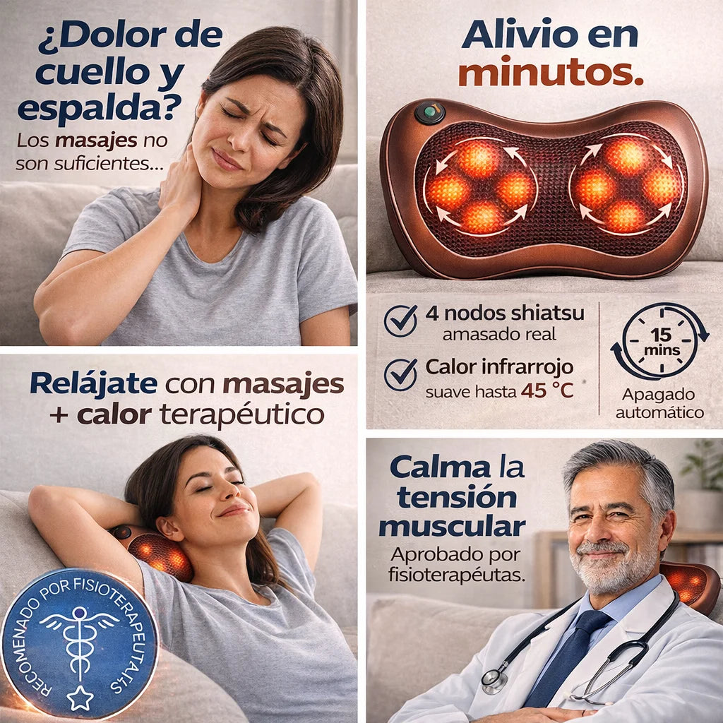 RelaxPro 8D™ – 💥 Elimina la tensión del cuello y espalda en minutos