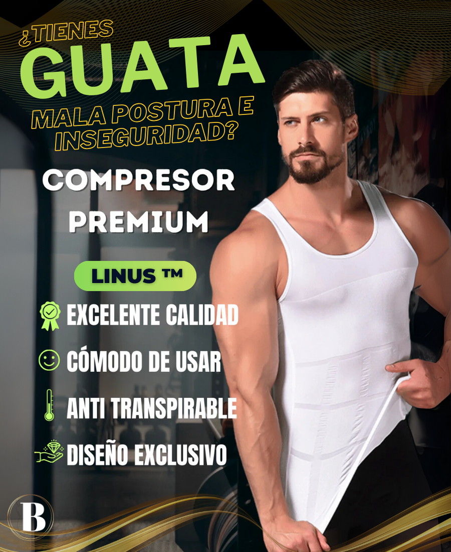 Linus™ - Camiseta compresión inteligente moldeadora