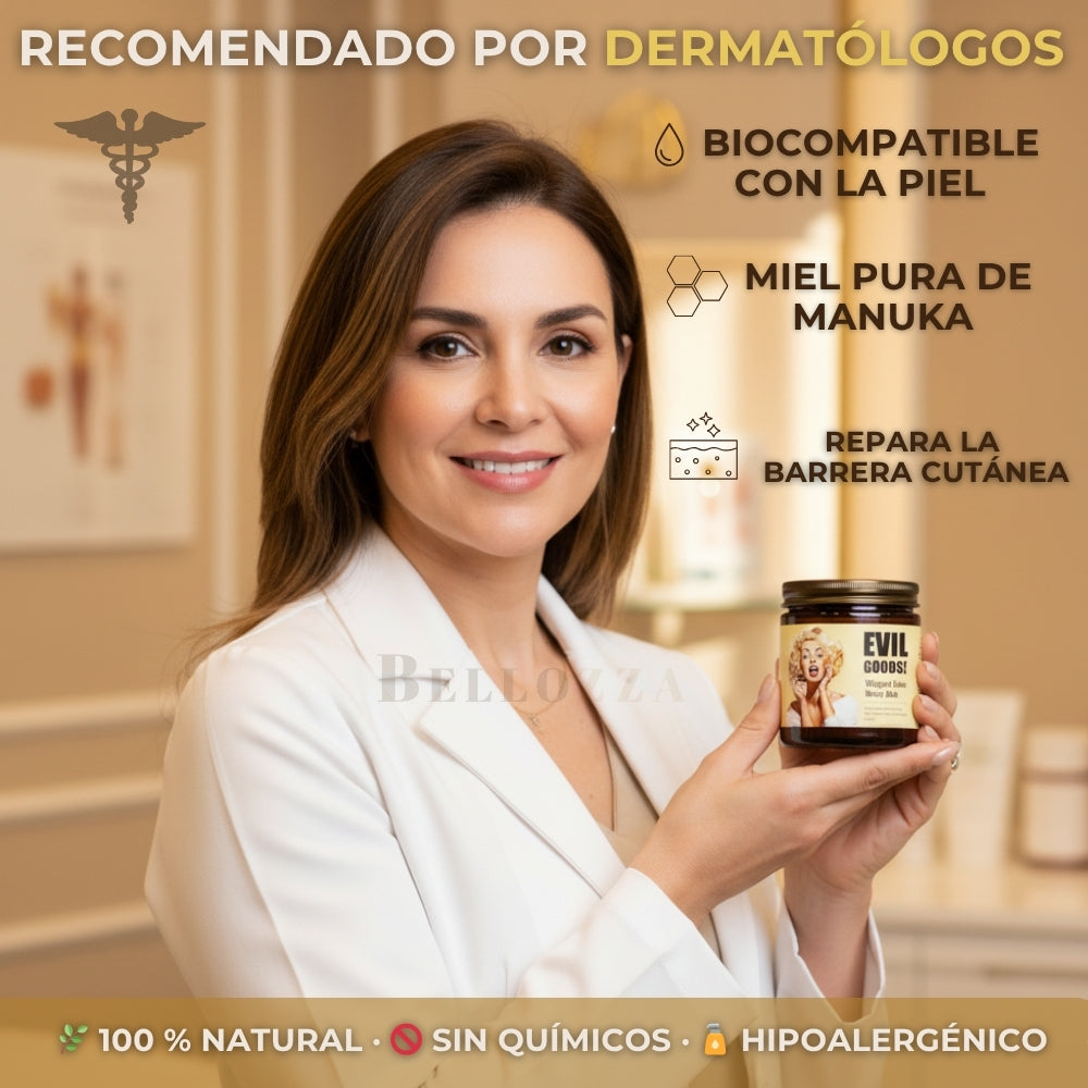 Transforma tu piel cansada en una piel viva, firme y radiante con EVIL GOODS!™