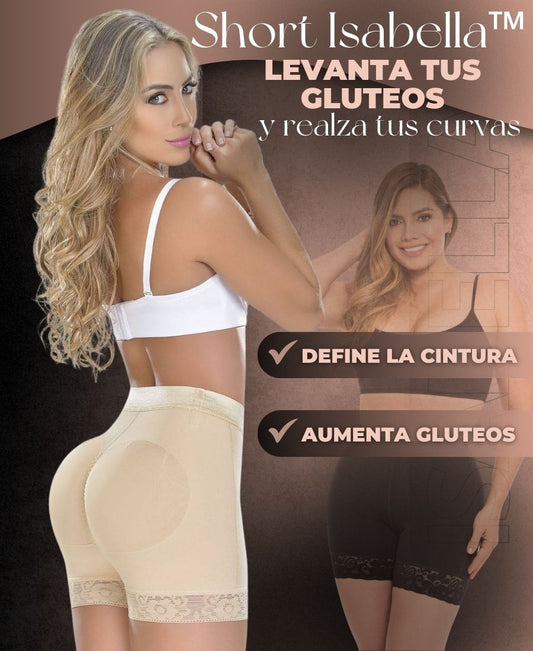 Isabella™ - Faja short levanta glúteos