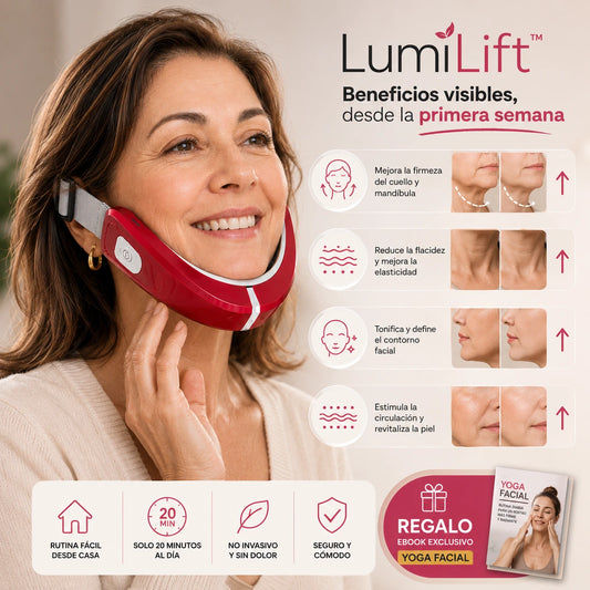LumiLift™ | Tonificador Facial que ayuda a reafirmar cuello, mandíbula y papada