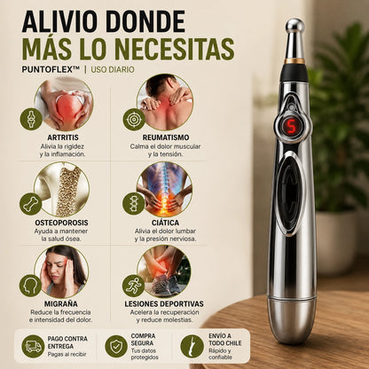 PuntoFlex™ | Masajeador Electrónico para Rodillas, Cuello y Hombros