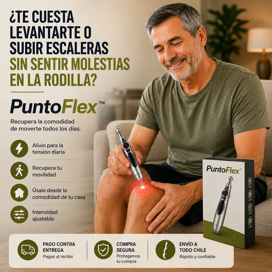 PuntoFlex™ | Masajeador Electrónico para Rodillas, Cuello y Hombros