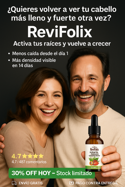 ReviFolix ⚡ Activa tus raíces y vuelve a crecer tu cabello