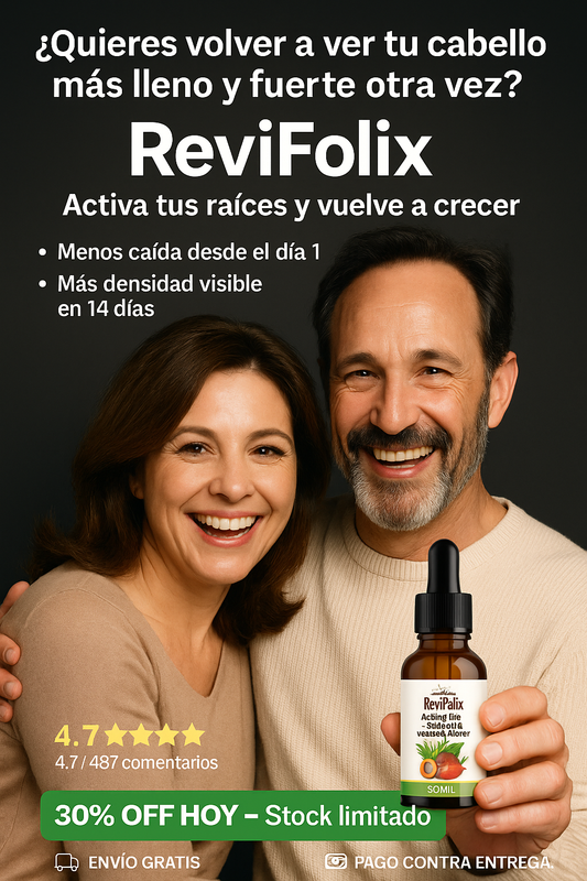 ReviFolix ⚡ Activa tus raíces y vuelve a crecer tu cabello