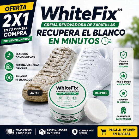 2x1 🔥WhiteFix™ | Crema Renovadora de Zapatillas