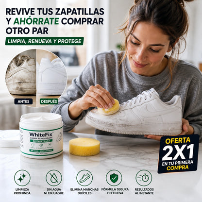 2x1 🔥WhiteFix™ | Crema Renovadora de Zapatillas
