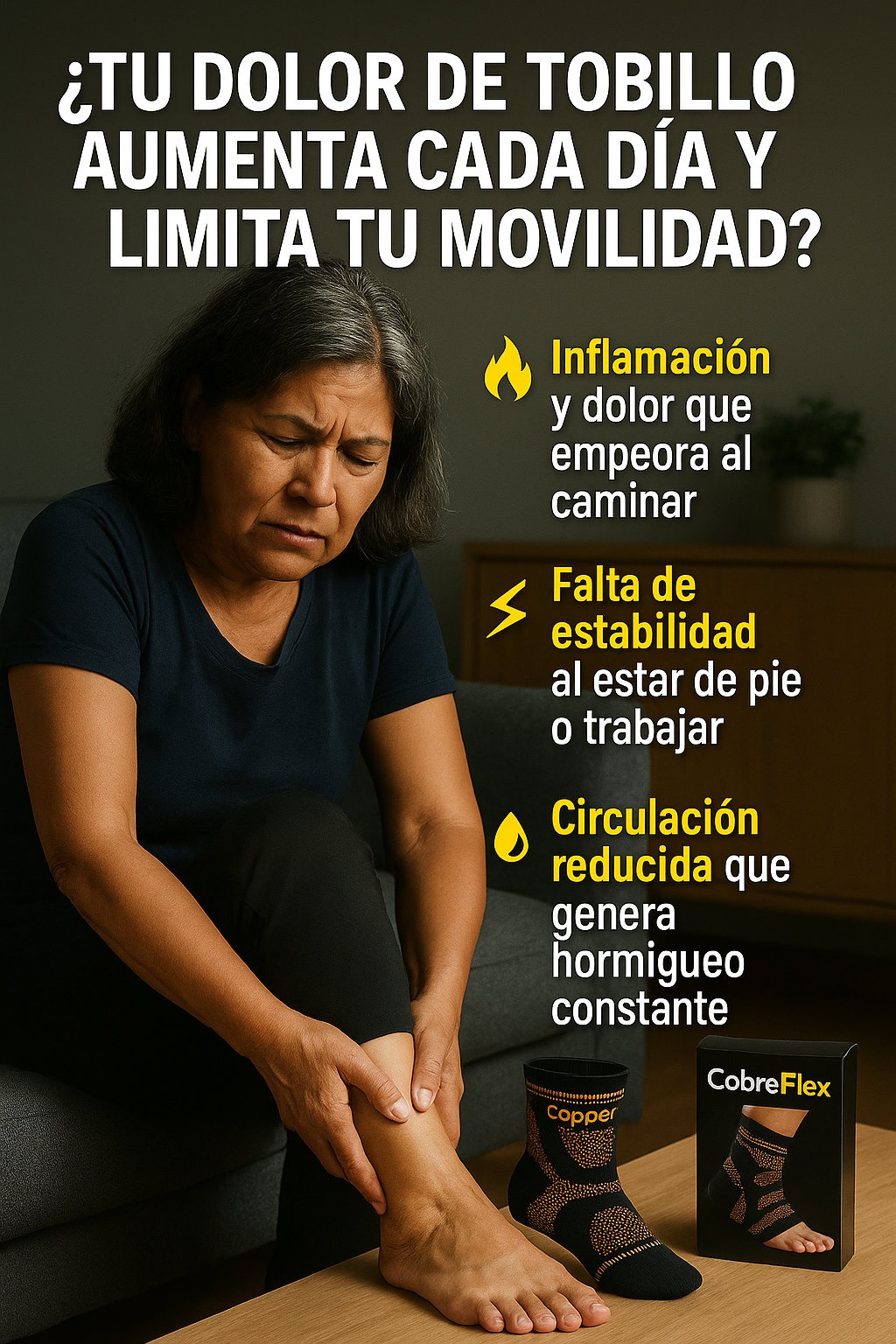 CobreFlex™ – 💥 Alivio del Dolor por Neuropatía y la Inflamación en 24h + Envío Gratis