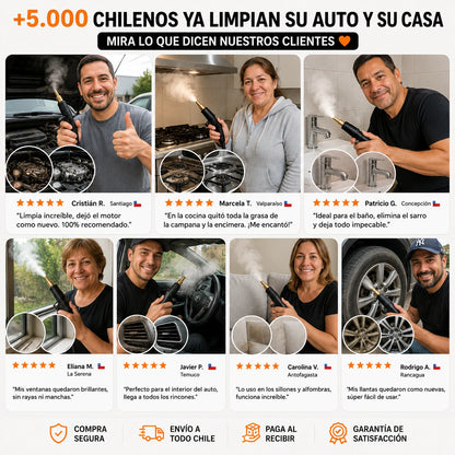 VaporPro™ 2500W | Convierte el Lavado de Tu Auto en un Detallado Profesional