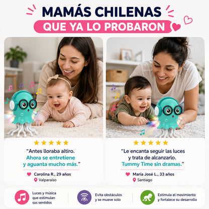 Pulpo Tummy™ | El Juguete Interactivo que Mantiene a tu Guagua Feliz Mientras Juega