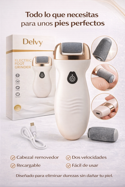 Delvy™ – Elimina Callos Duros y Talones Agrietados en Solo 5 Minutos