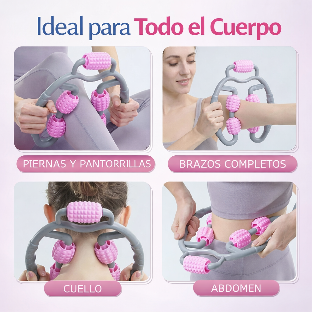 ROLLERLIVIA™ 🌸 Rodillo de Drenaje y Alivio para Piernas Cansadas