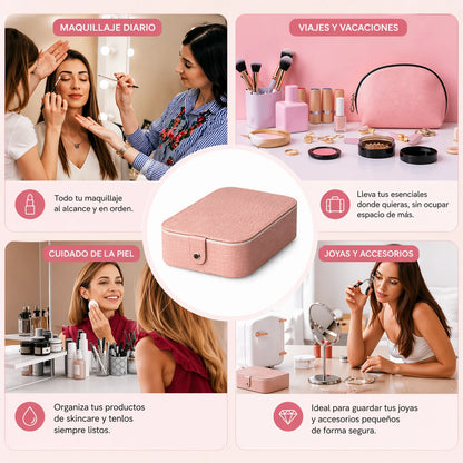Lumi Box™ | Cosmetiquero Portátil LED para Maquillaje Perfecto