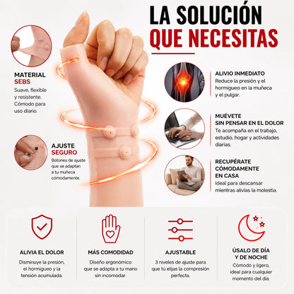 2x1🤚Muñequera de Soporte Magnético | Alivia el dolor y descansa tu muñeca todos los días