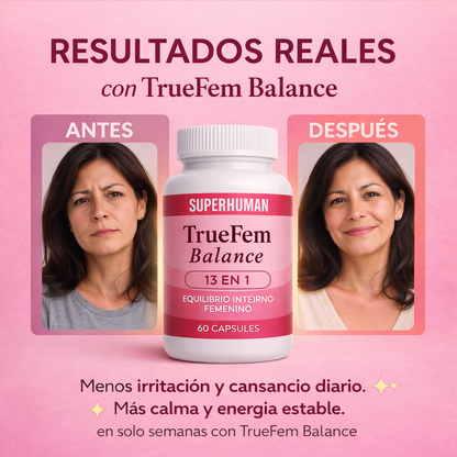 TrueFem – Cápsulas de Apoyo al Equilibrio Hormonal y Bienestar Femenino