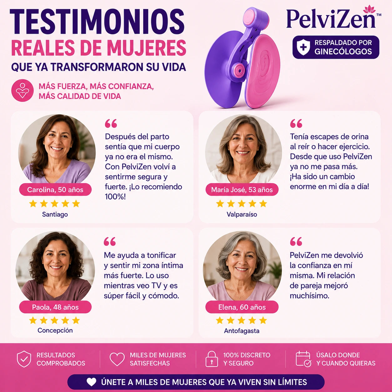 PelviZen™ | Fortalece tu suelo pélvico y vive sin miedo a escapes de orina