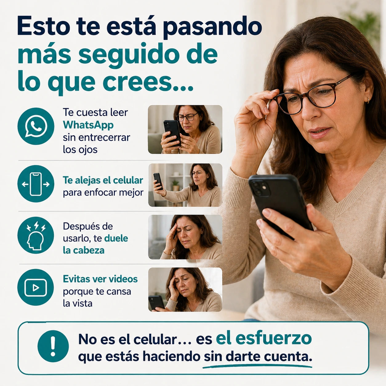 Amplificador Pro™ | Vuelve a ver tu celular sin forzar la vista