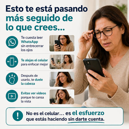Amplificador Pro™ | Vuelve a ver tu celular sin forzar la vista