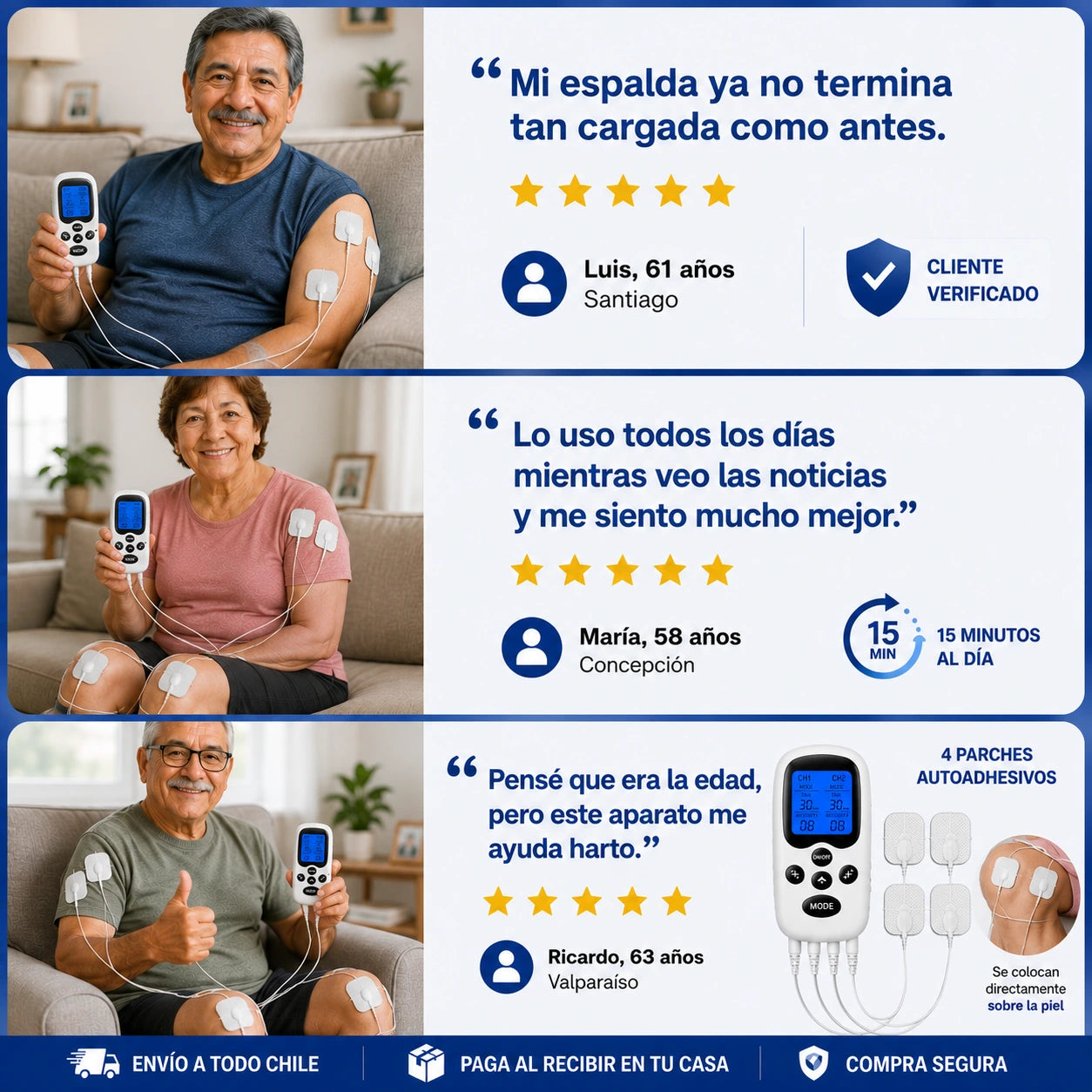 MoviFlex™ – Tecnología TENS para aliviar la tensión muscular