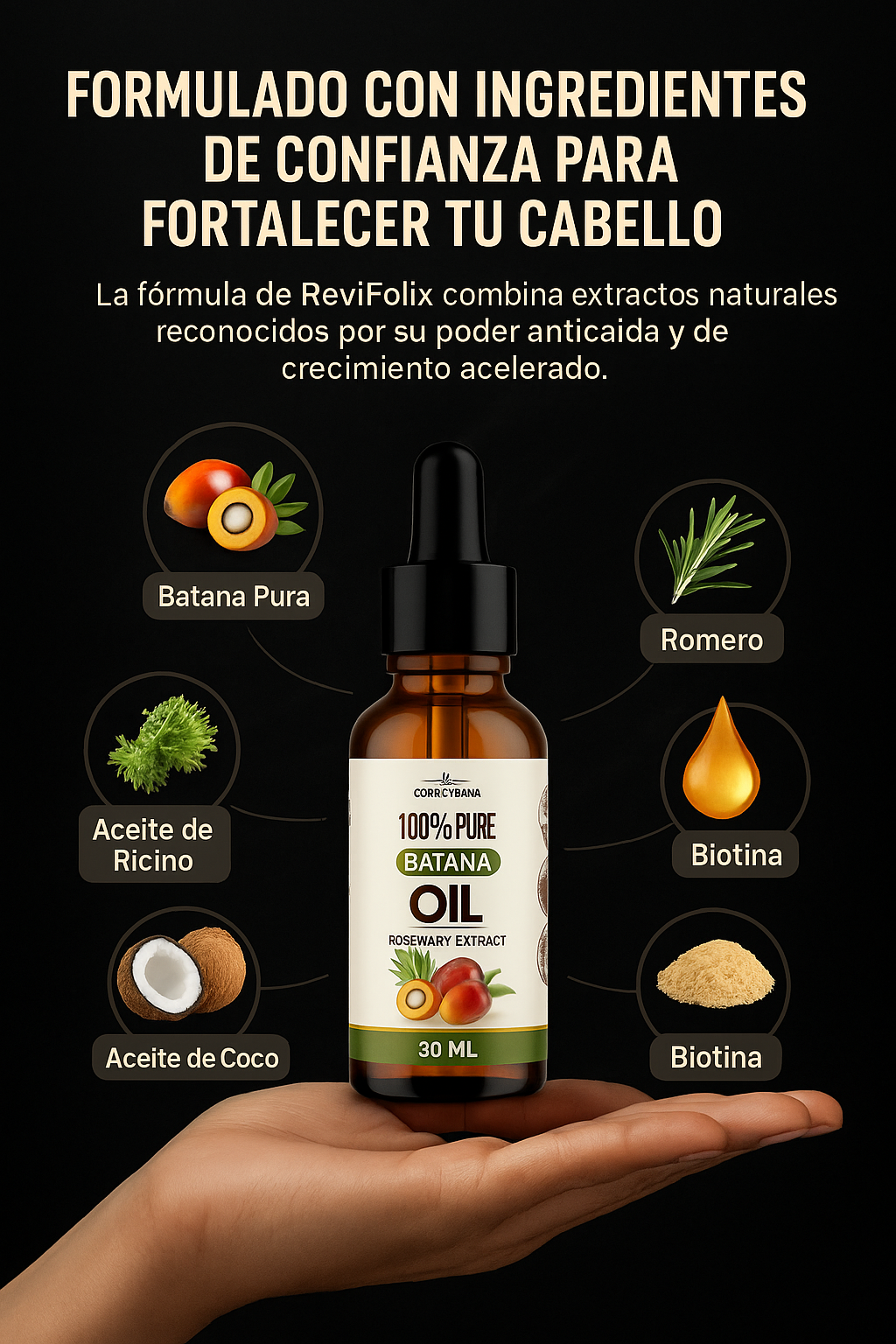 ReviFolix ⚡ Activa tus raíces y vuelve a crecer tu cabello