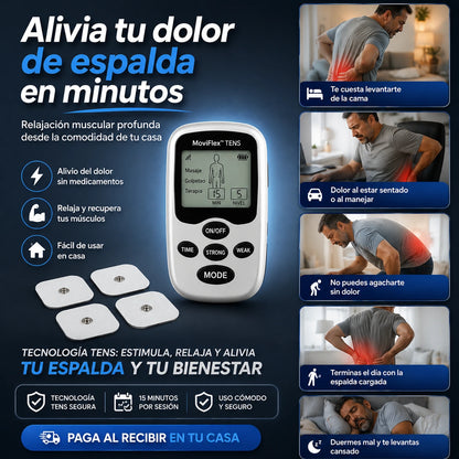 MoviFlex™ – Alivio Rápido para la Tensión Muscular y la Espalda Cansada