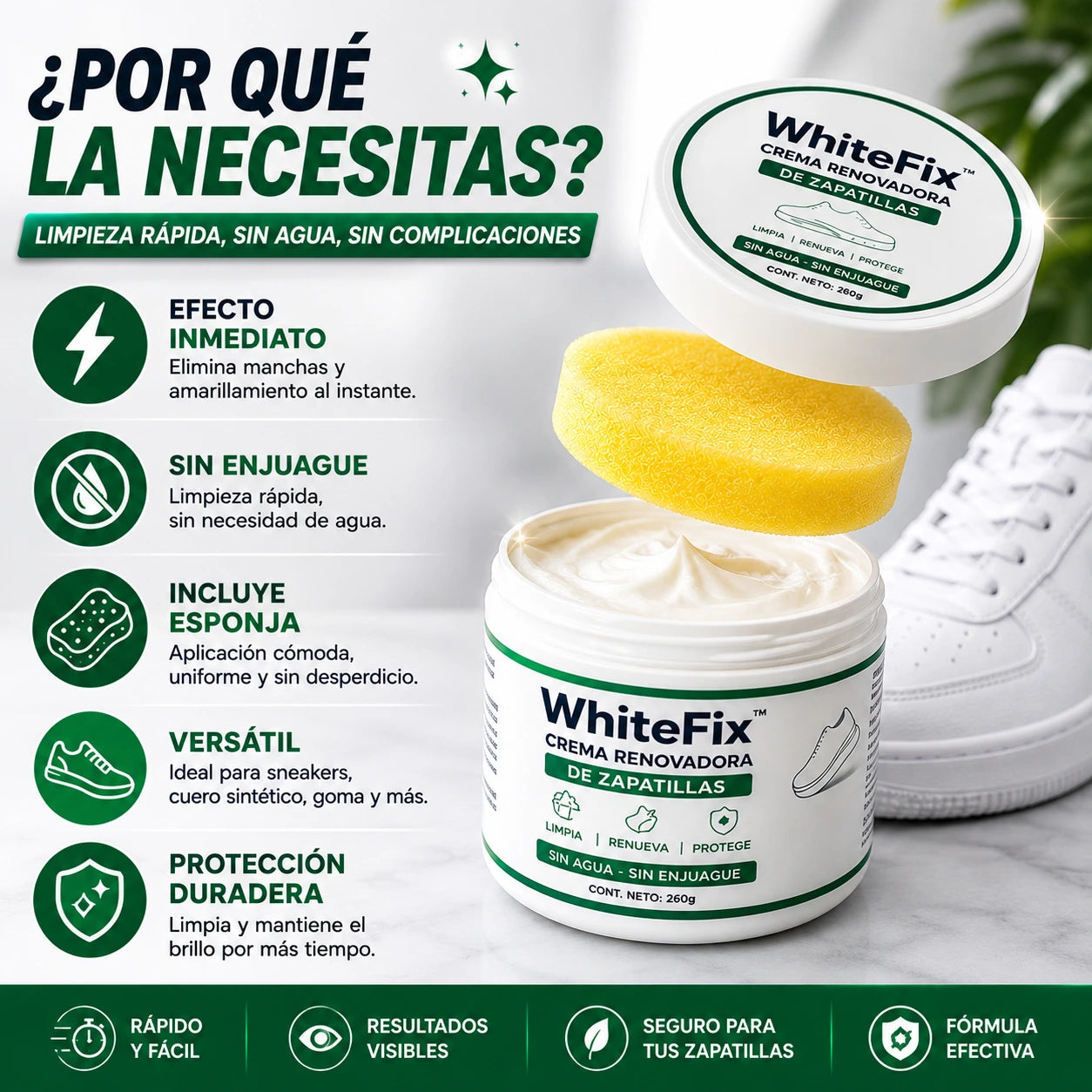 2x1 🔥WhiteFix™ | Crema Renovadora de Zapatillas