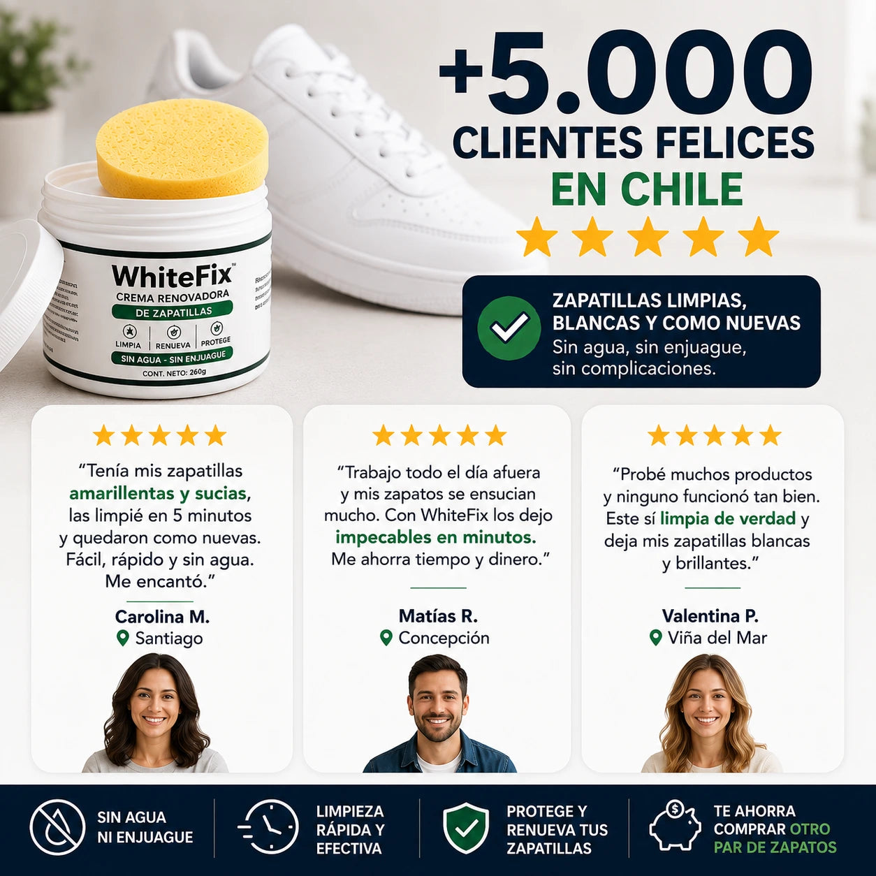 2x1 🔥WhiteFix™ | Crema Renovadora de Zapatillas