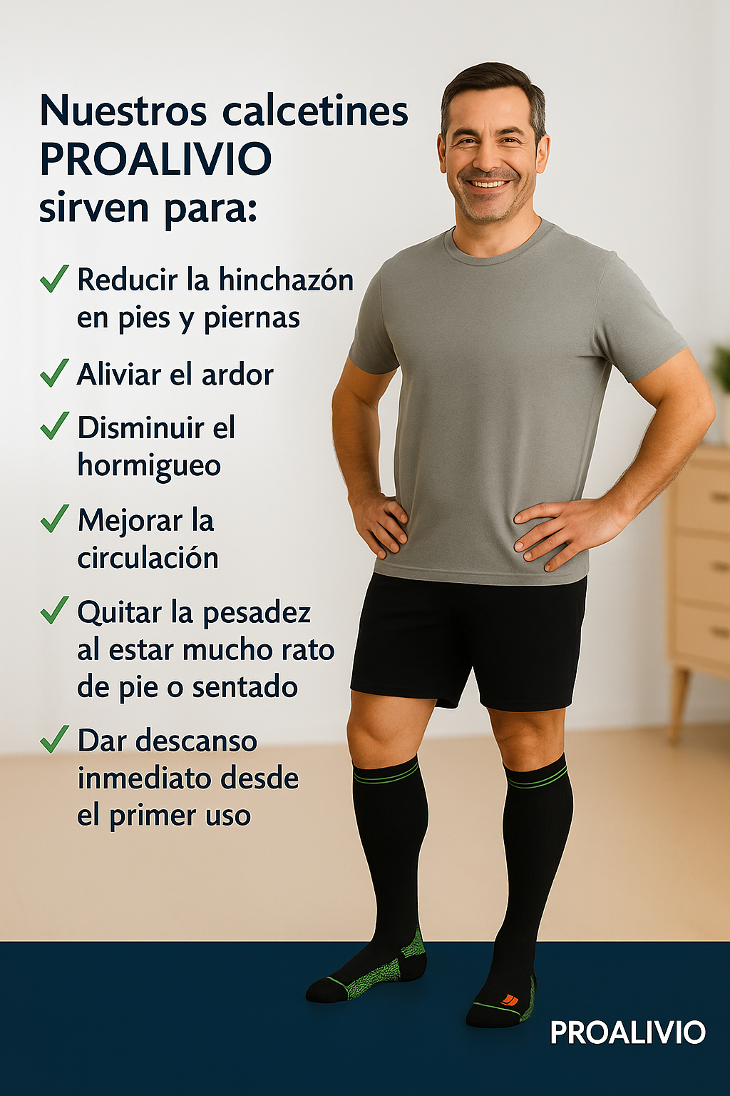 PROALIVIO™ – 🧦Calcetines de Compresión con Cobre que Eliminan Hinchazón y Dolor