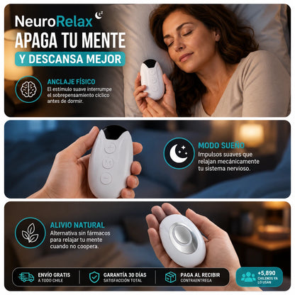 NeuroRelax™ | Dispositivo de Relajación para Estrés, Ansiedad y Descanso Nocturno