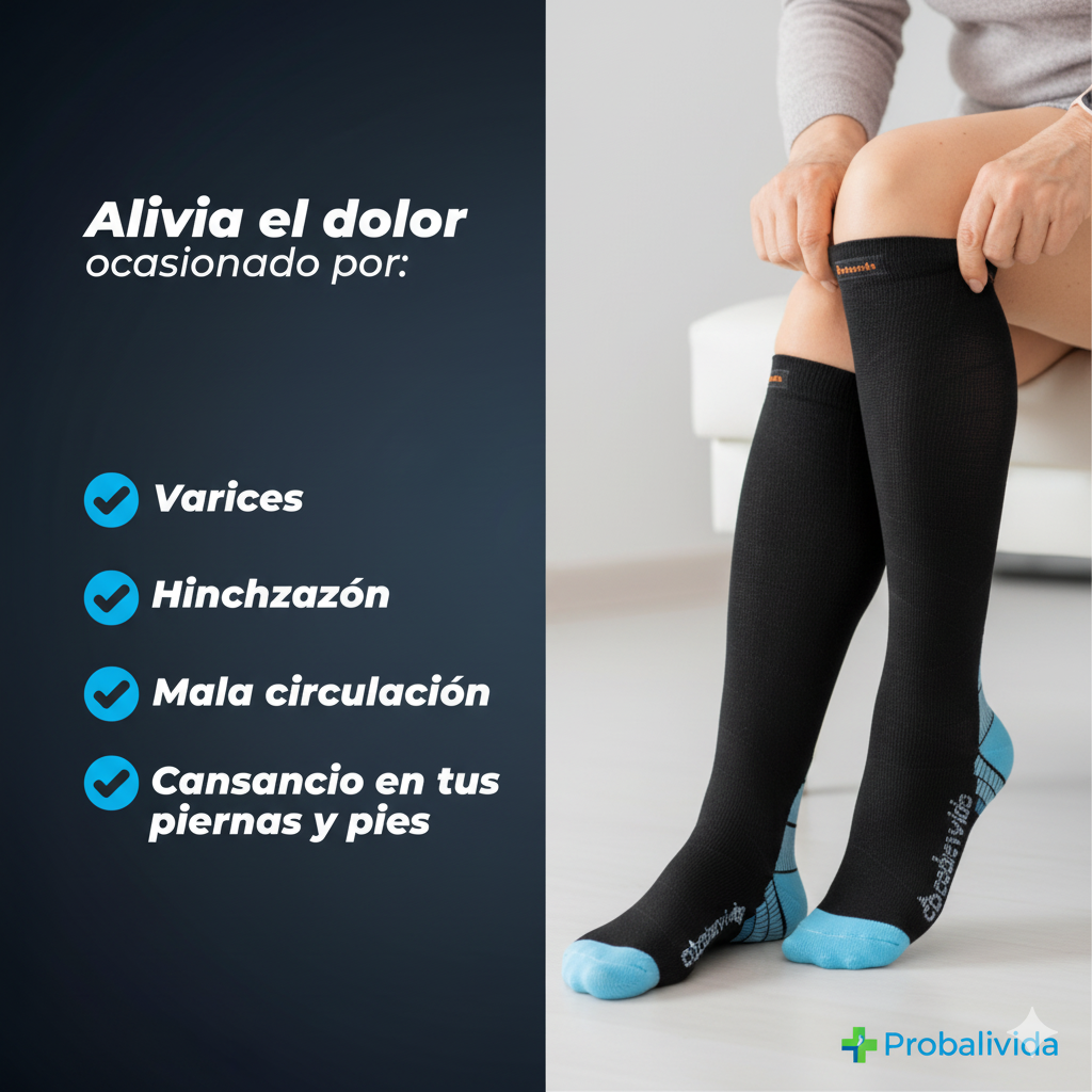 PROALIVIO™ – 🧦Calcetines de Compresión con Cobre que Eliminan Hinchazón y Dolor