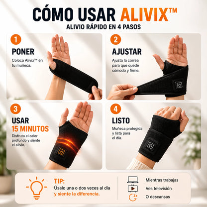 Alivix™ | Elimina el Dolor de Muñeca y Vuelve a Usar tu Mano Sin Molestias
