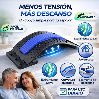 LumbarFix™ | Estira, descomprime y recupera tu espalda desde casa en minutos