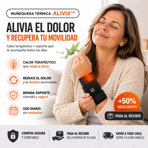 Alivix™ | Elimina el Dolor de Muñeca y Vuelve a Usar tu Mano Sin Molestias