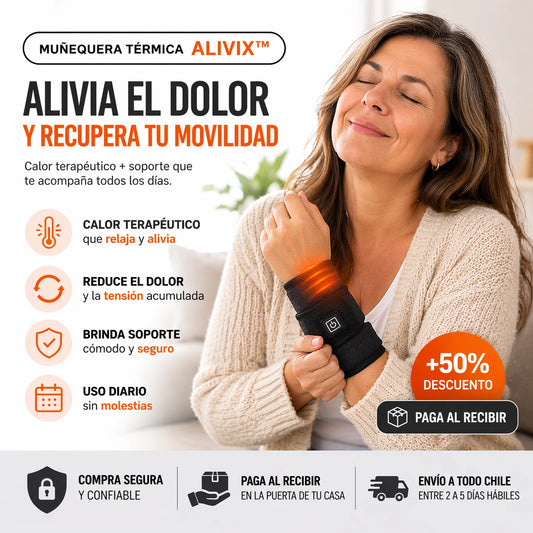 Alivix™ | Elimina el Dolor de Muñeca y Vuelve a Usar tu Mano Sin Molestias