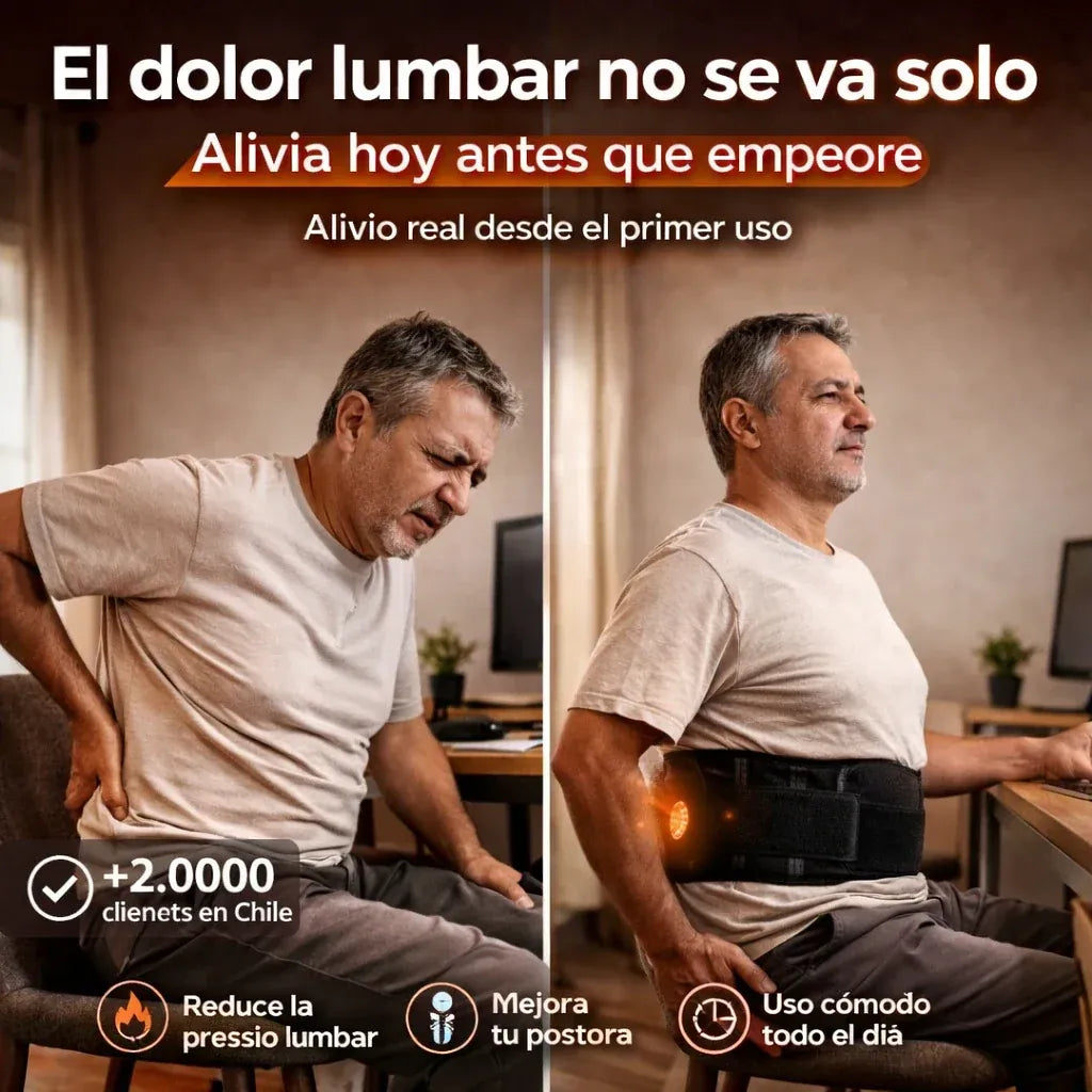 LumbarHeat™ – 💥 Alivia tu dolor lumbar y vuelve a moverte con libertad