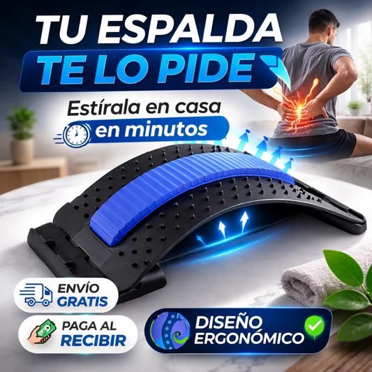 LumbarFix™ | Estira, descomprime y recupera tu espalda desde casa en minutos