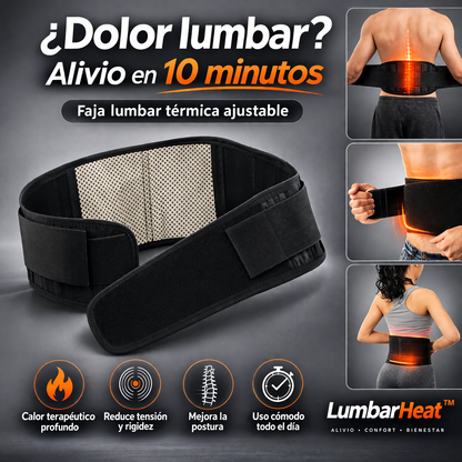 LumbarHeat™ – 💥 Alivia tu dolor lumbar y vuelve a moverte con libertad
