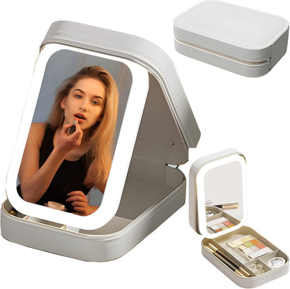Lumi Box™ | Cosmetiquero Portátil LED para Maquillaje Perfecto